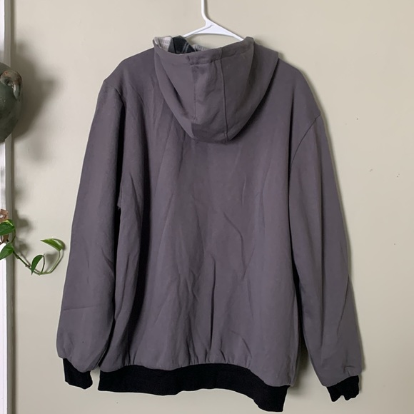 Full zip grey hoodie - Picture 4 of 4